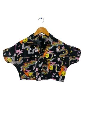 Nooworks Better Days Cropped Graphic Top